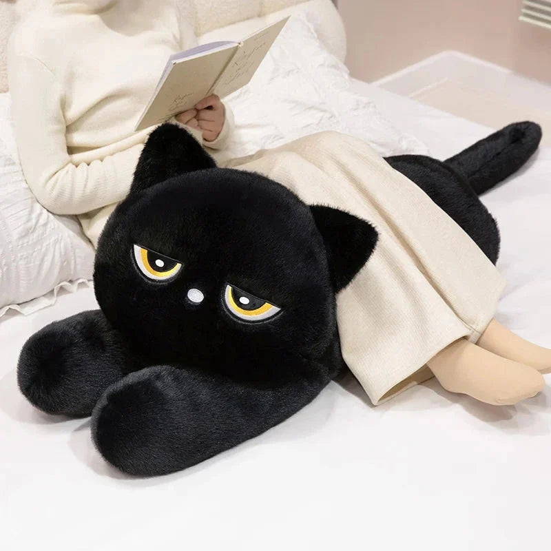Giant Black Grey Cat Plushies