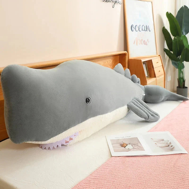Adorable Giant Blue Gray Whale Stuffed Animal