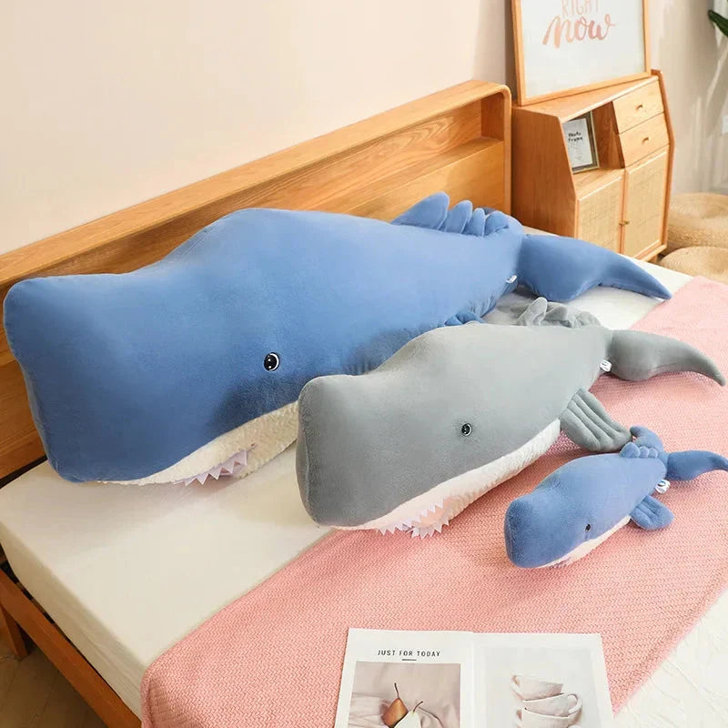 Adorable Giant Blue Gray Whale Stuffed Animal