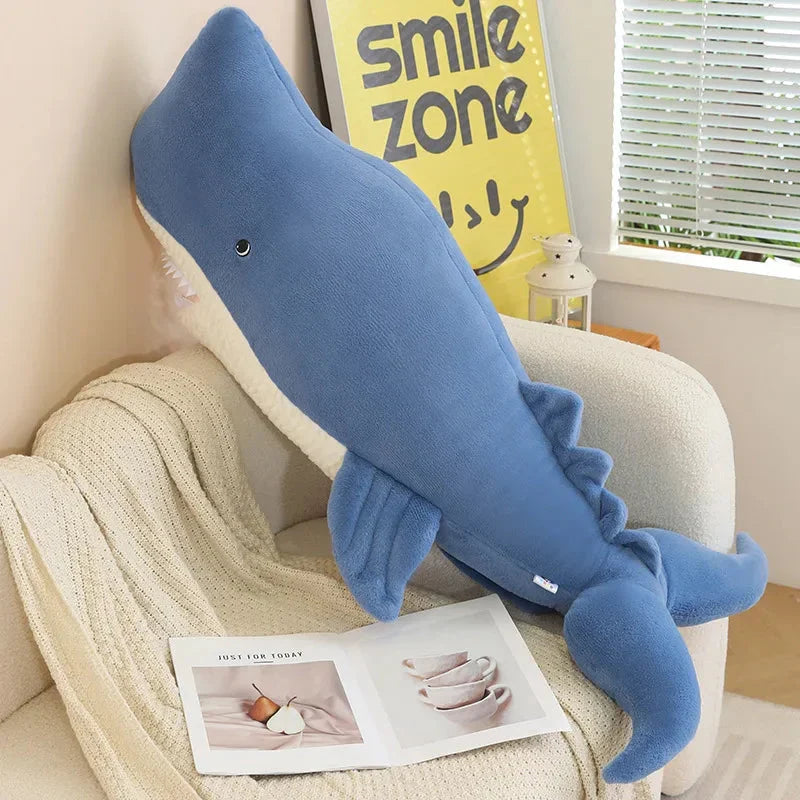 Adorable Giant Blue Gray Whale Stuffed Animal