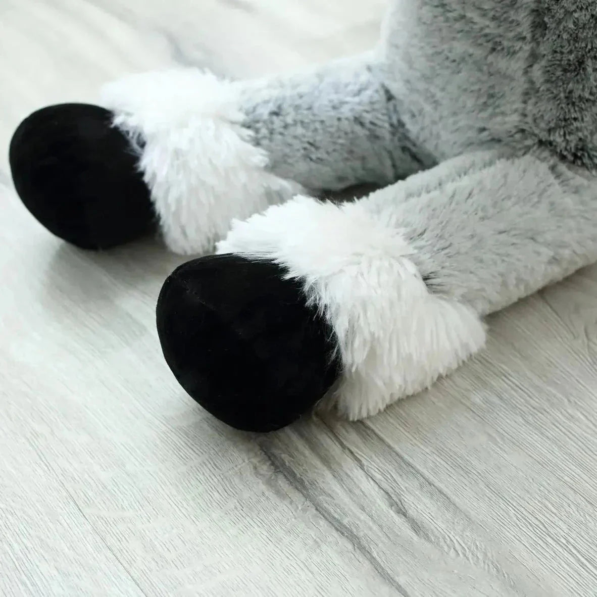 Cuddly Extra-Large Brown and Gray Horse Plush Toy
