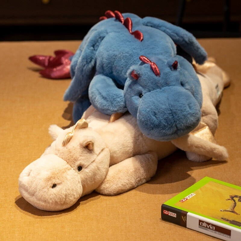 Giant Fluffy Dragon Plushie Collection