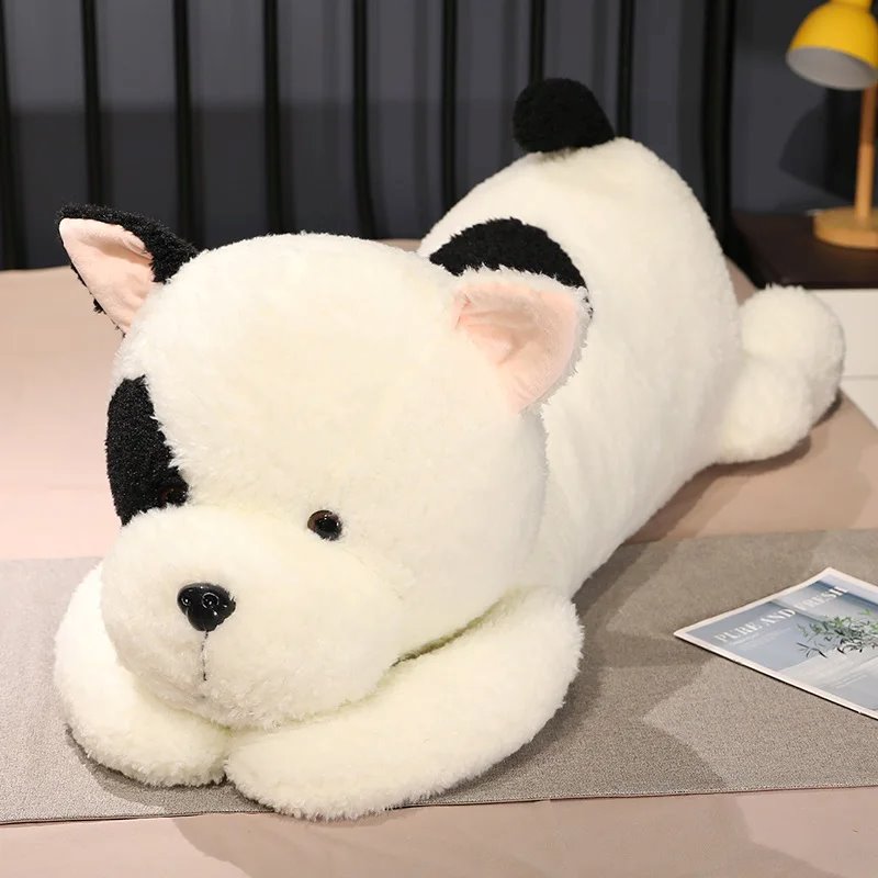 Enormous Soft and Adorable Black and White Dog Plush Toy