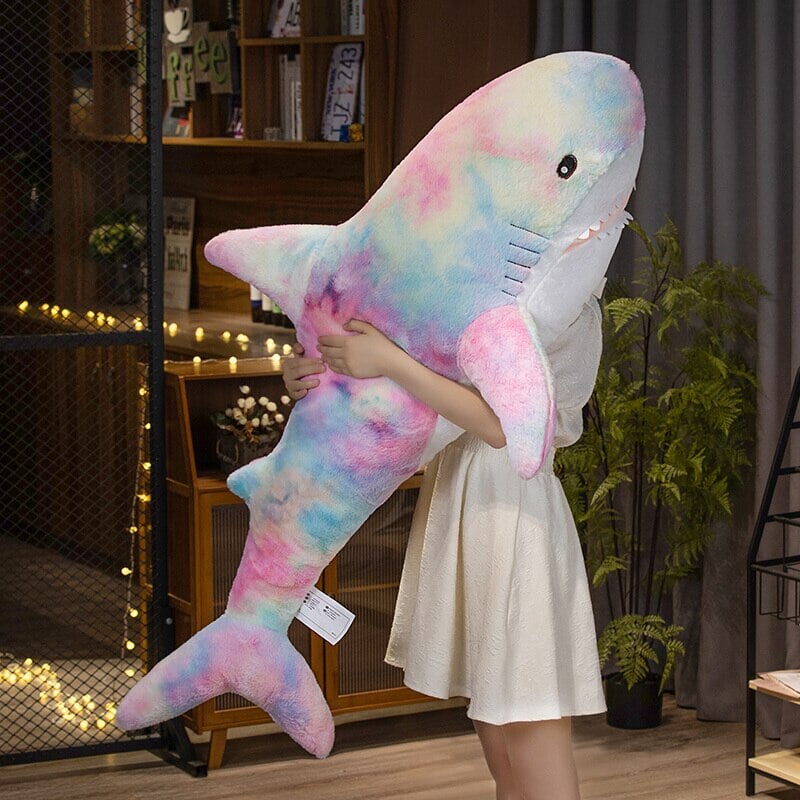 Adorable Giant Plush Galaxy Shark – Your New Fuzzy Friend!