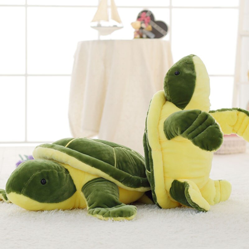 Adorable Green Chonky Kawaii Sea Turtle Plush Toy