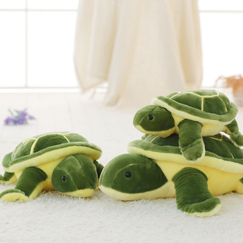 Adorable Green Chonky Kawaii Sea Turtle Plush Toy