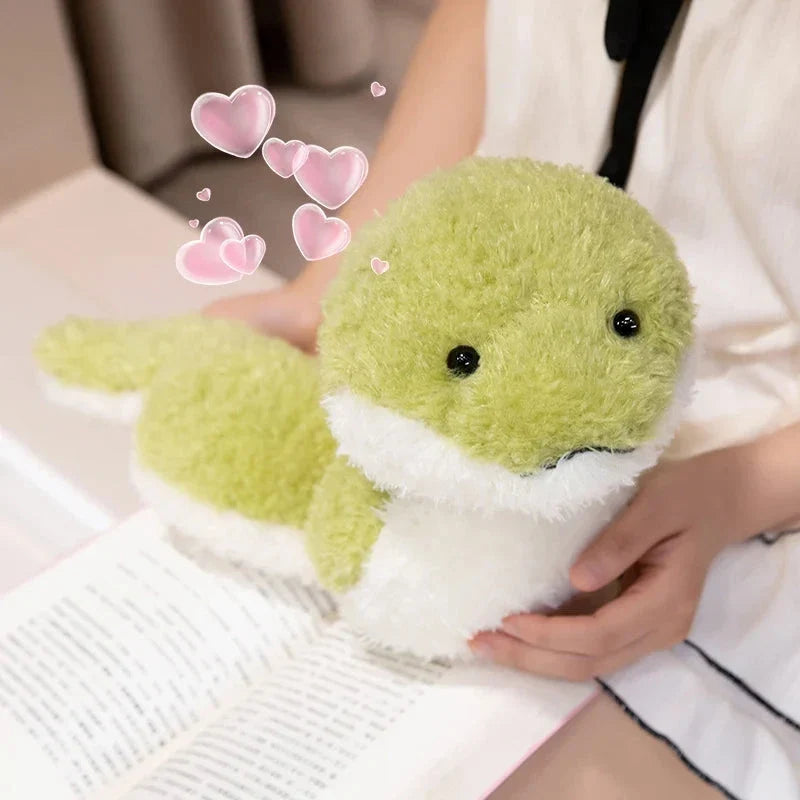 Green Soft Fluffy Snake
