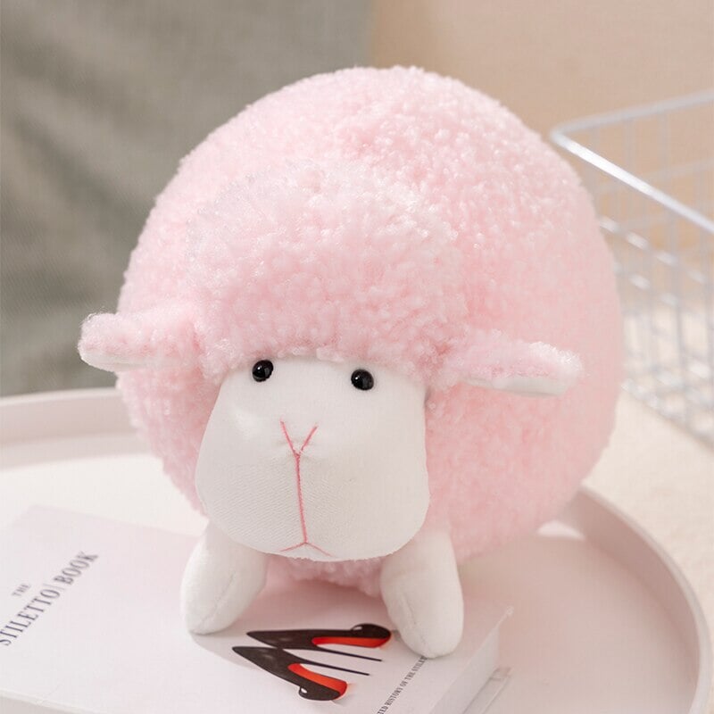 Adorably Grumpy Fluffy Sheep Plush Toys
