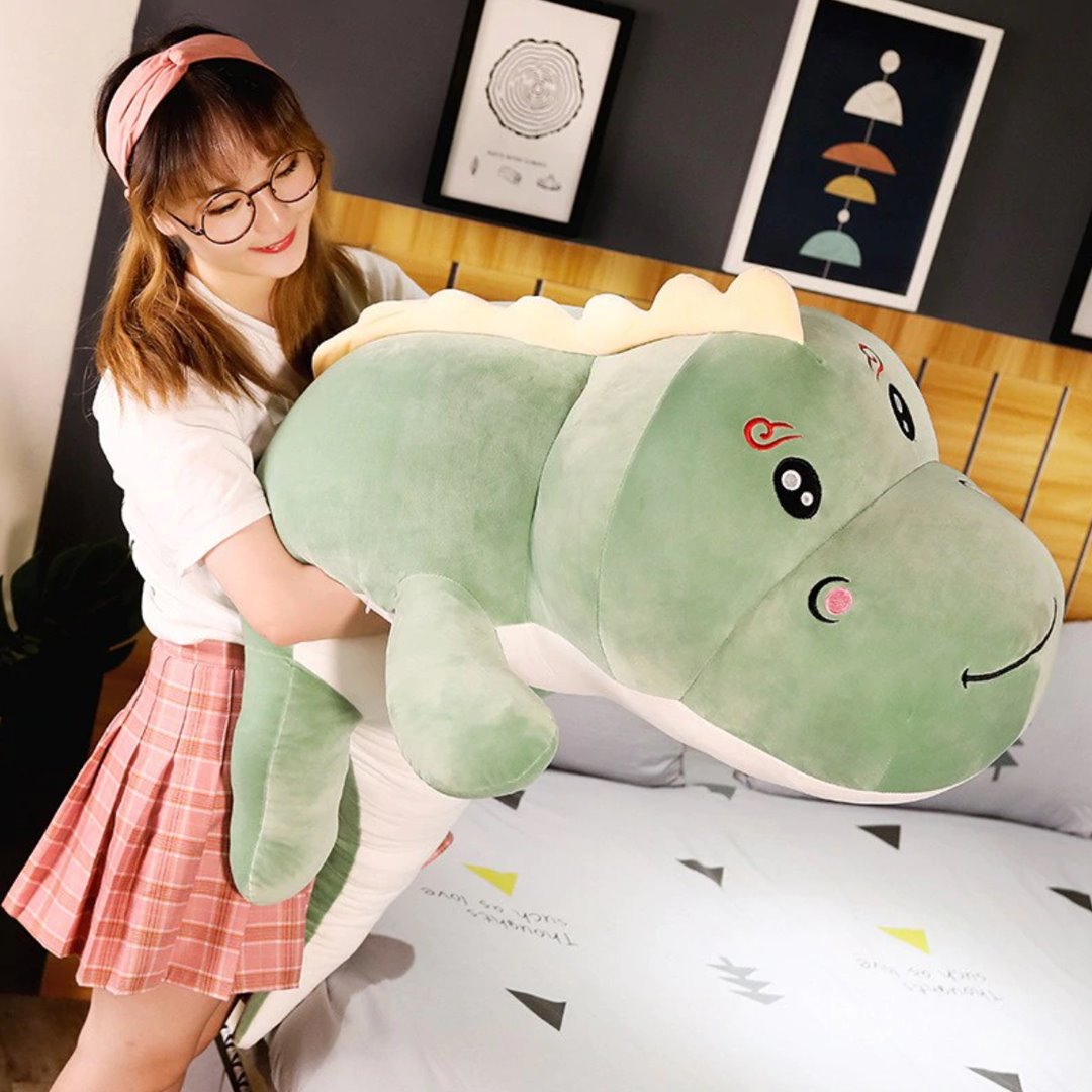 Cuddle Up with Haku the Adorable Dinosaur Plushie!