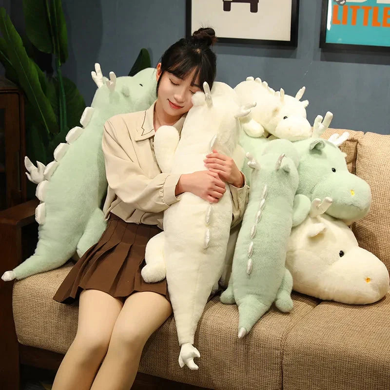 Haku the Adorable Long and Fluffy Dragon Plush Toy