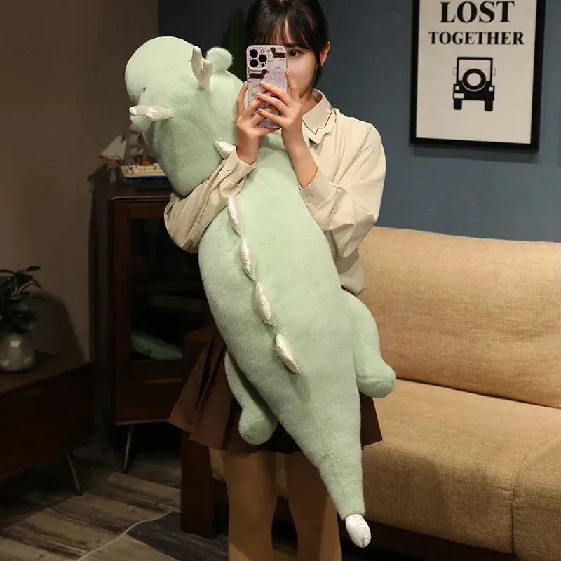 Haku the Adorable Long and Fluffy Dragon Plush Toy