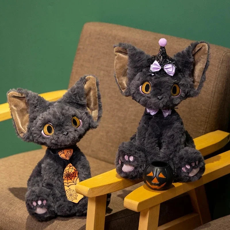 Halloween Black Witch Cat Plushies