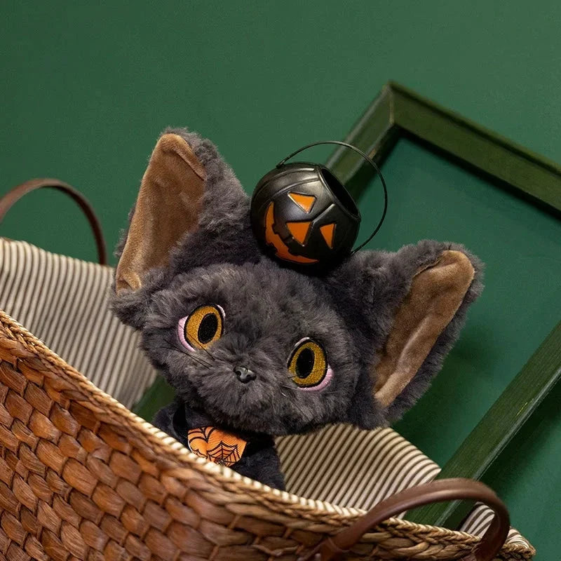 Halloween Black Witch Cat Plushies
