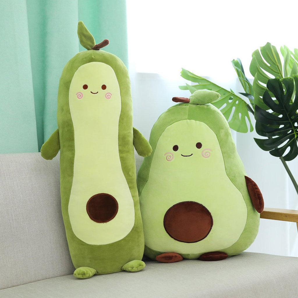 Adorable Happy Green Avocado Cuddly Plush Toy