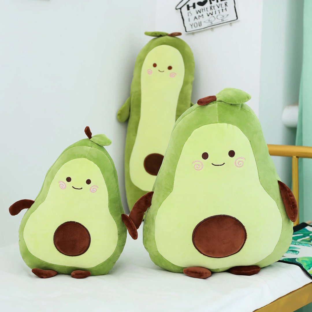 Joyful Green Avocado Stuffed Toy