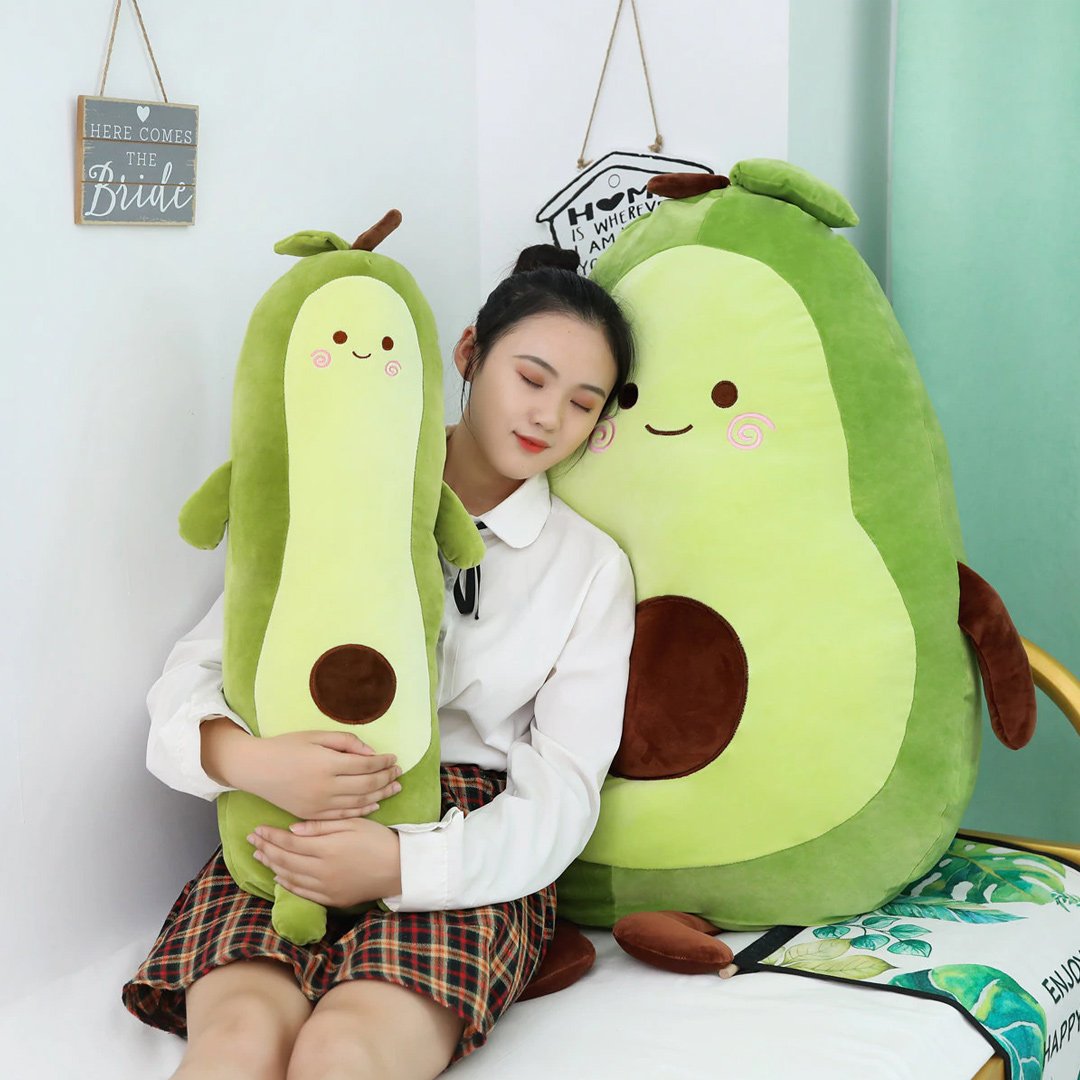 Cheerful Green Avocado Cuddle Buddy