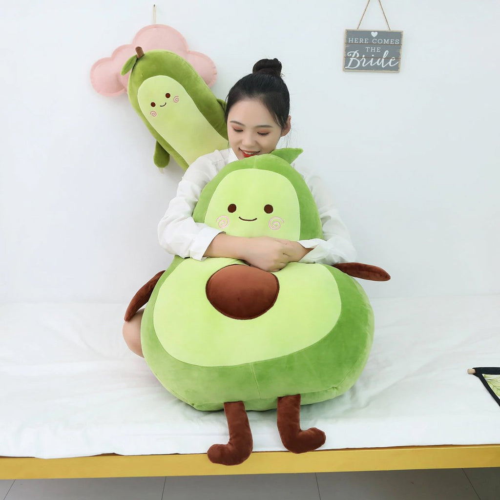 Cheerful Green Avocado Cuddle Buddy