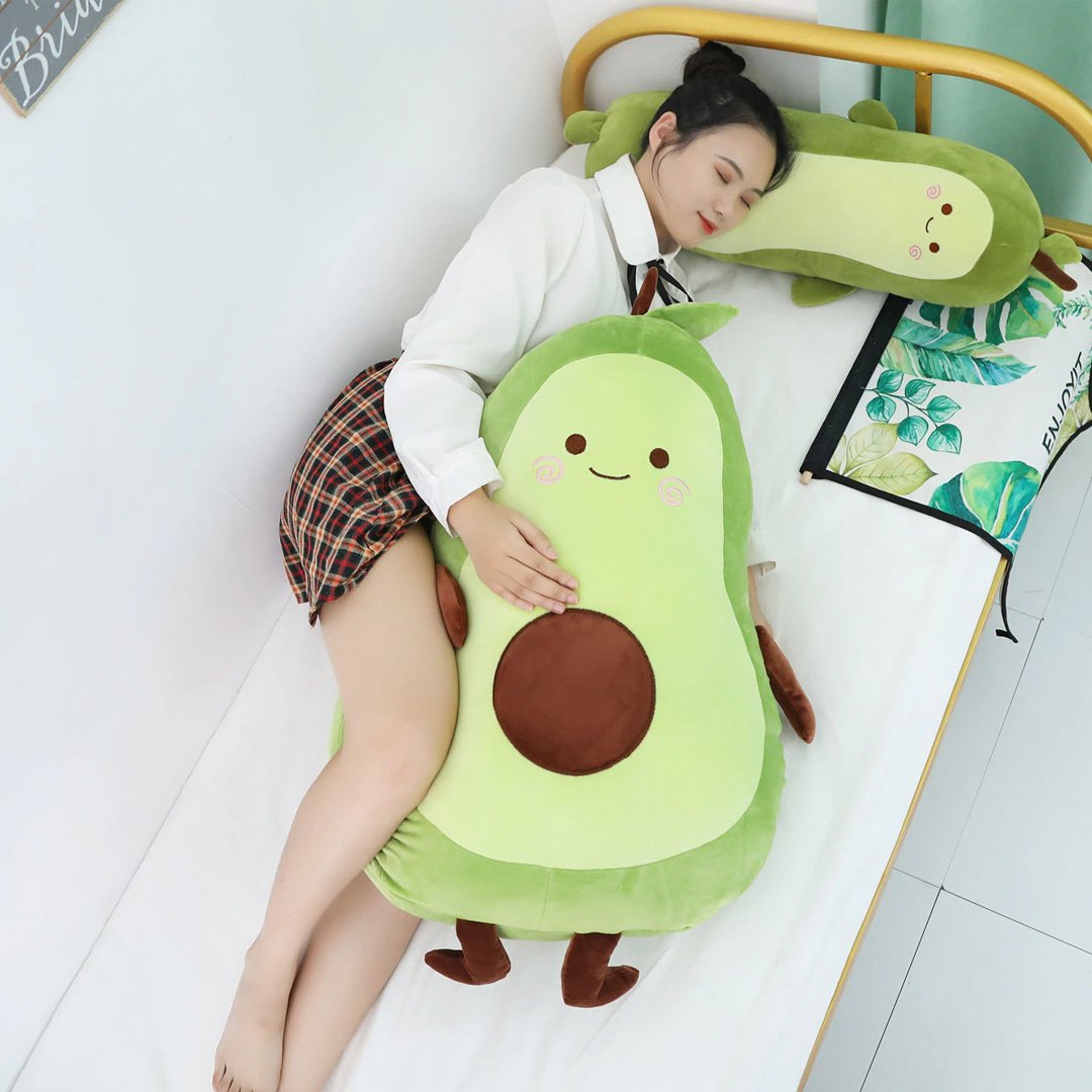 Joyful Green Avocado Stuffed Toy