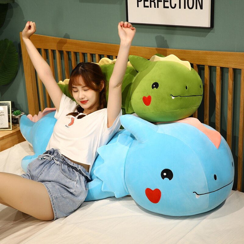 Adorable Oversized Colorful Dragon Plush Toys