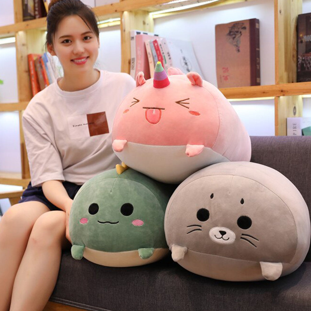 Adorable Giant Plush Sleeping Buddies Collection