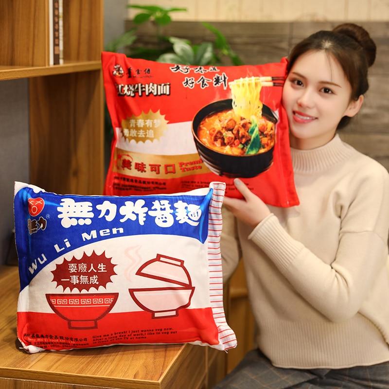 Instant Noodle Plushie Pillow
