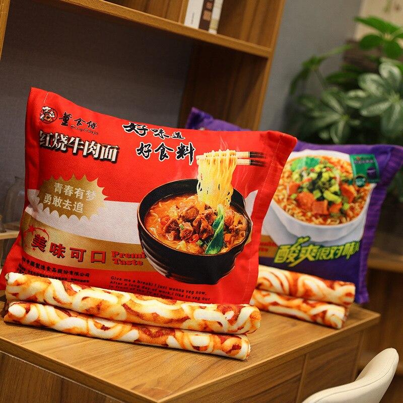 Instant Noodle Plushie Pillow