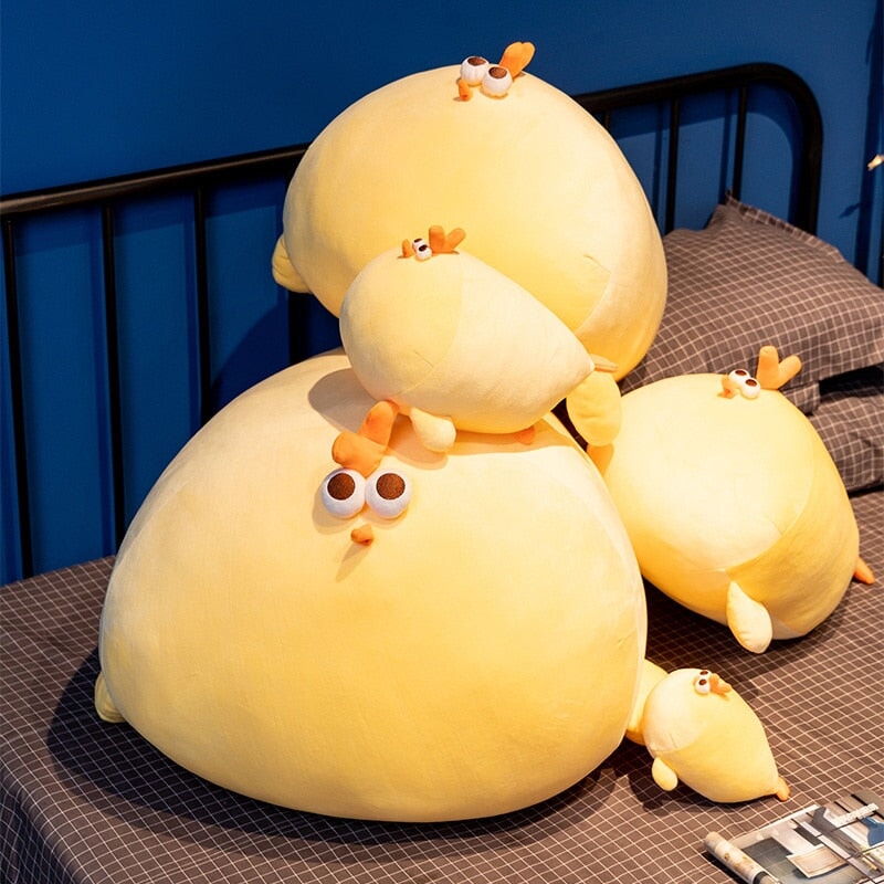 Jaba the Chonky Yellow Chicken Plushie