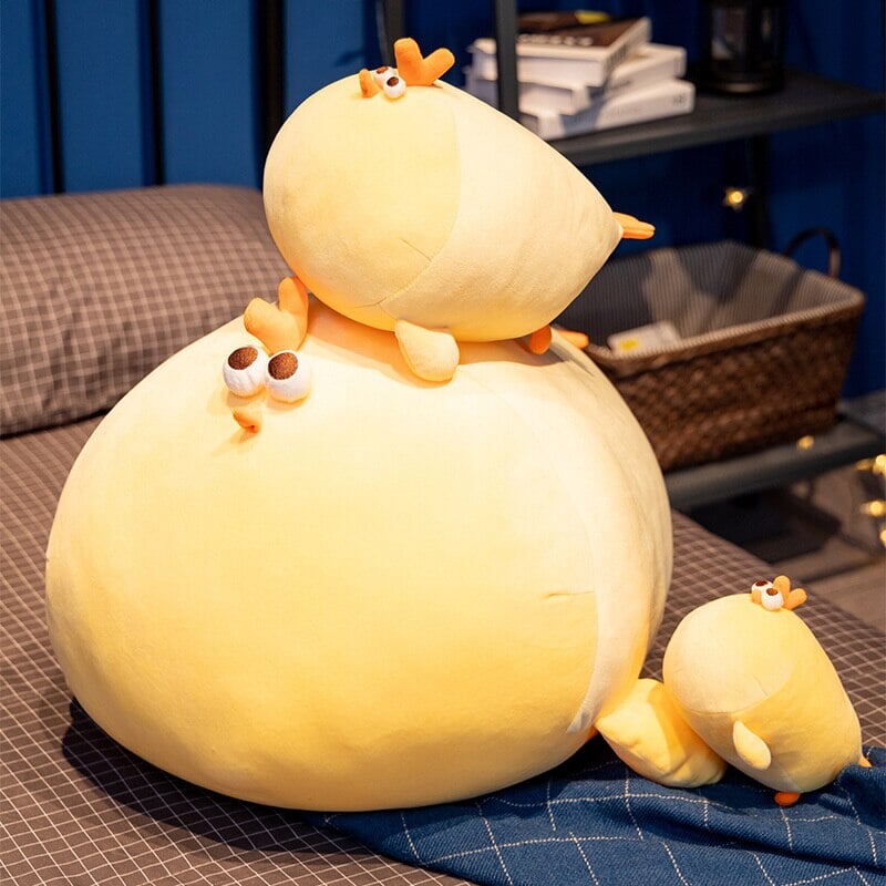 Jaba the Chonky Yellow Chicken Plushie