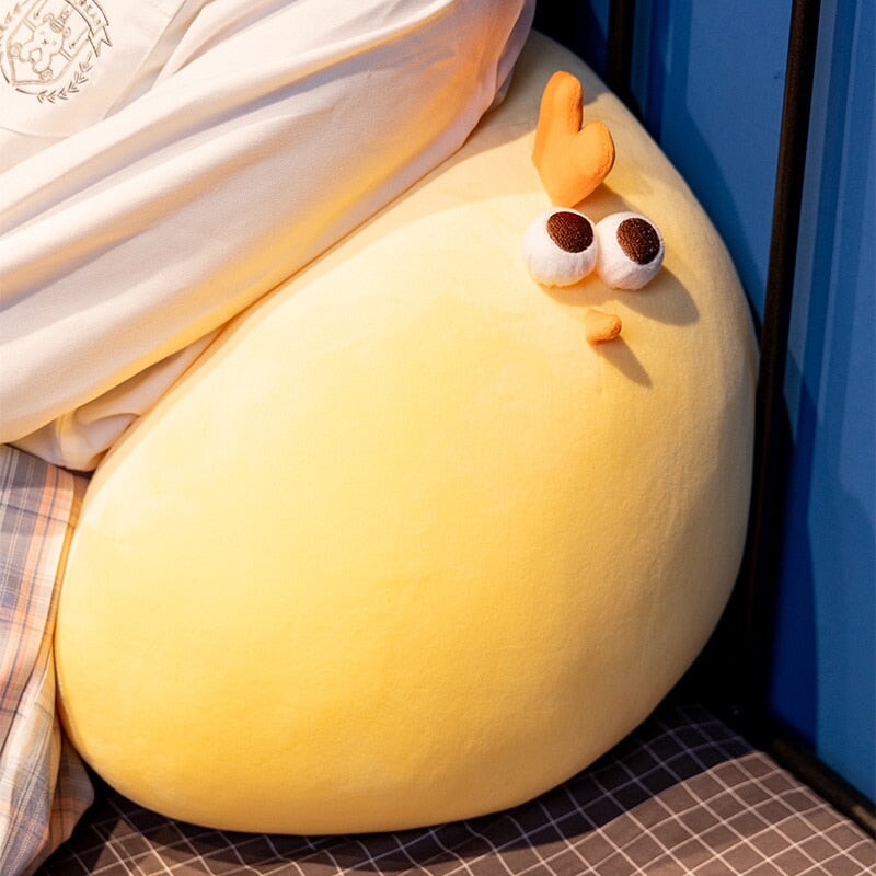 Adorable Chubby Yellow Chicken Plushie - Jaba!