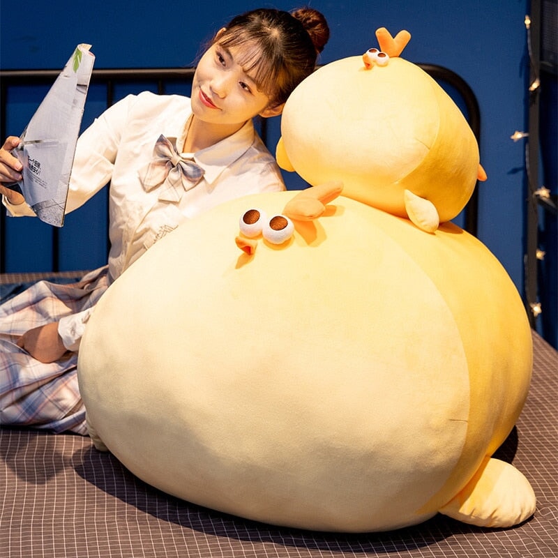 Adorable Chubby Yellow Chicken Plushie - Jaba!