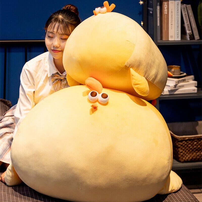 Jaba the Chonky Yellow Chicken Plushie