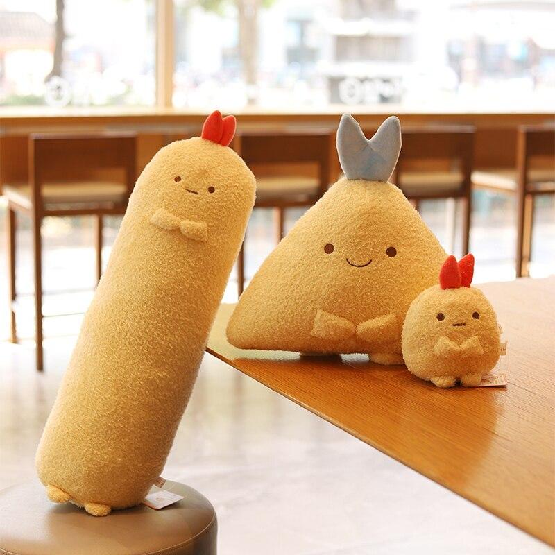 Delightful Family-Size Plushies Inspired by Japanese Fried Shrimp Tempura!