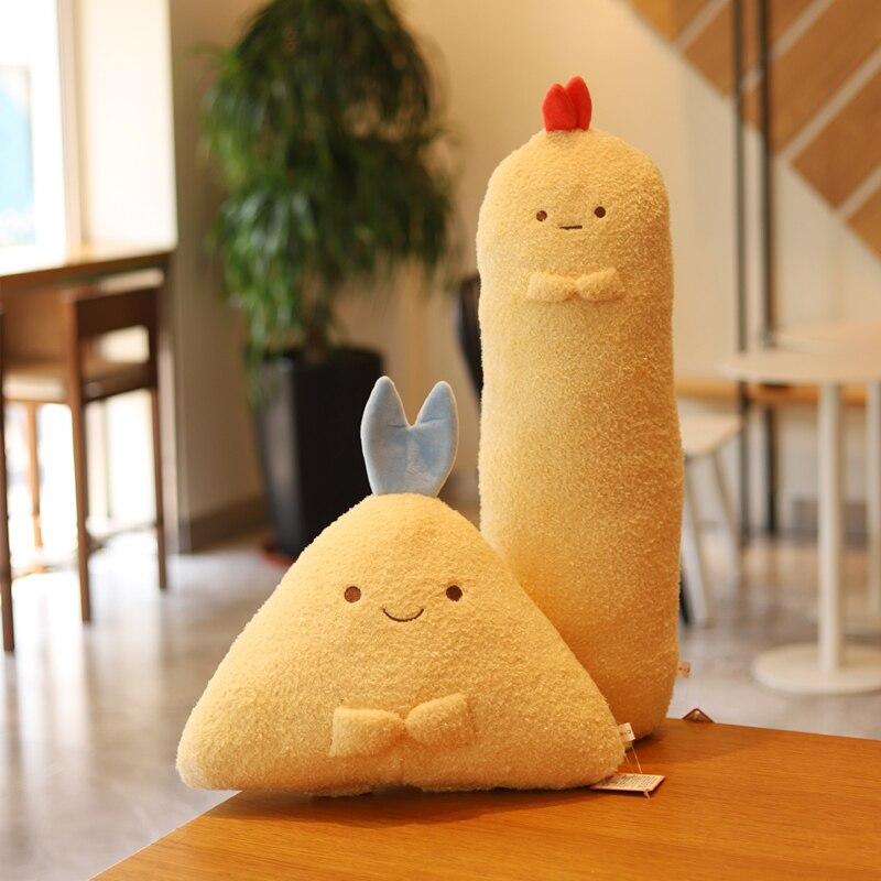 Delightful Japanese Tempura Shrimp Plushies for the Whole Family