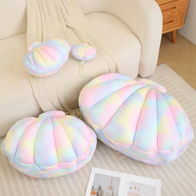 Adorable Jeju the Pig Plushie Snuggled in a Cozy Shell