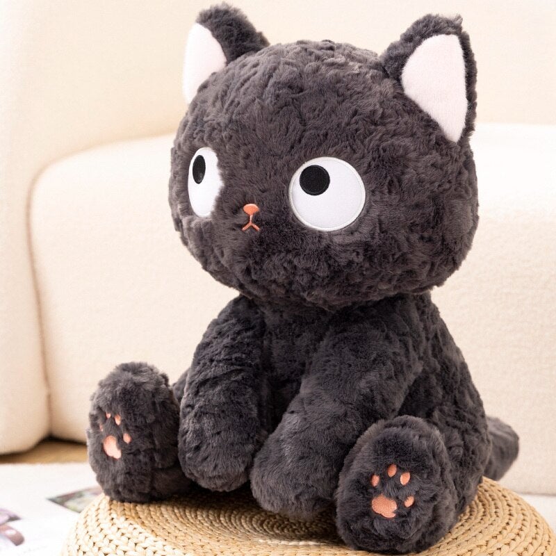 Adorable Jiji the Fluffy Black Cat Plushie | Limited Edition - Grab Yours Now!
