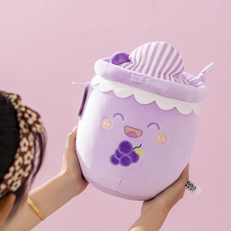 Deliciously Fun Juicy Fruity Bubble Tea Plushie Collection