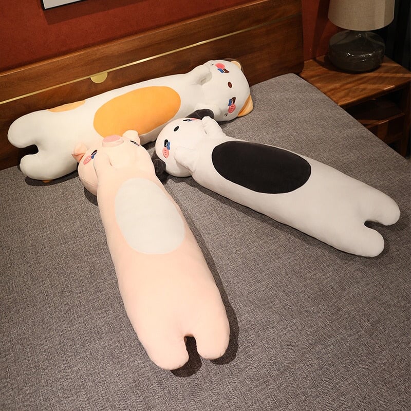 Adorable 100cm Soft and Cozy Plushie Collection of Dogs, Cats, and Pigs
