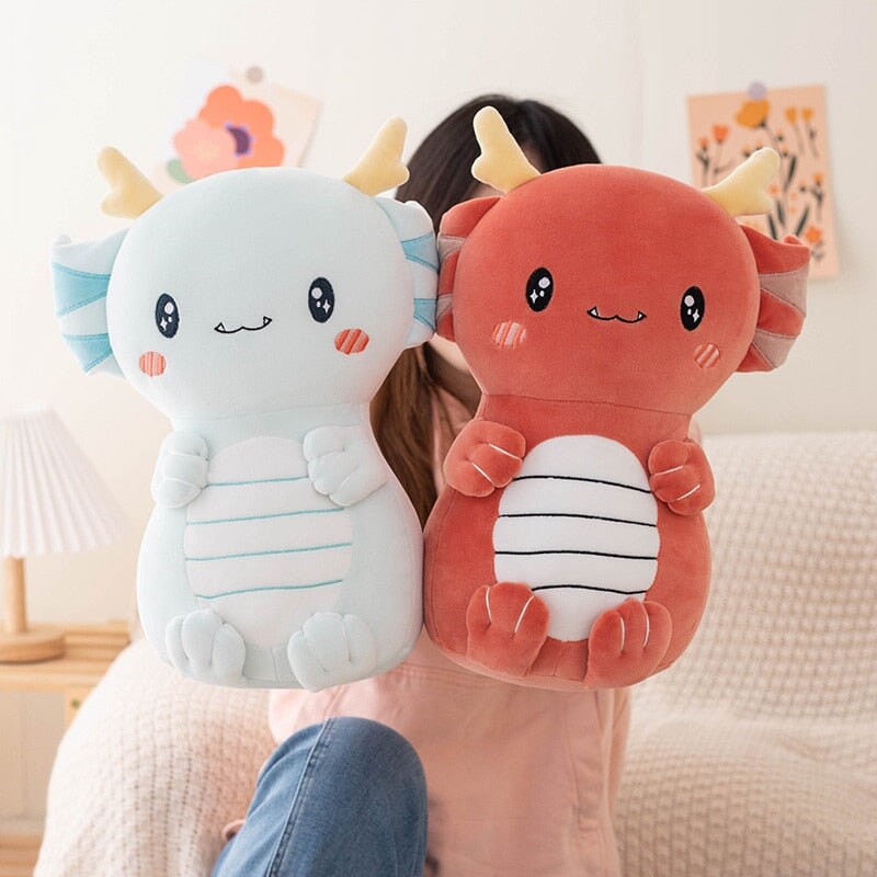Adorable Kawaii Axolotl Dragon Stuffed Animal