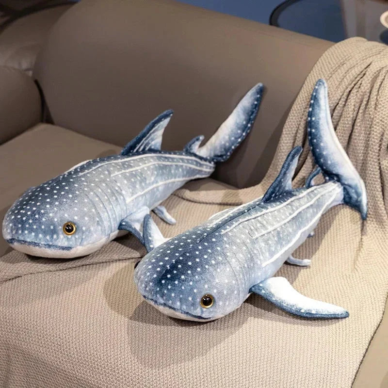 Adorable Blue Whale Shark Plush Toy - Perfect for Cuddles!