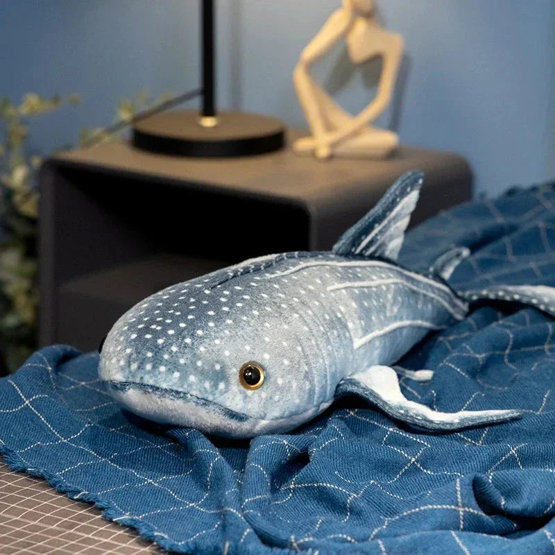 Adorable Blue Whale Shark Plush Toy - Perfect for Cuddles!