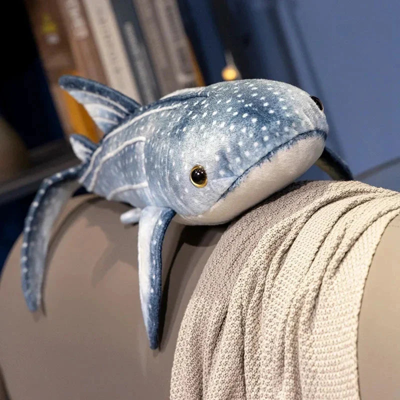 Adorable Kawaii Blue Whale Shark Plush Toy
