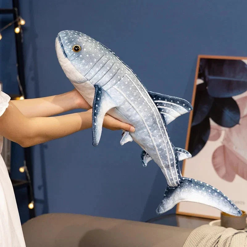 Adorable Blue Whale Shark Plush Toy - Perfect for Cuddles!