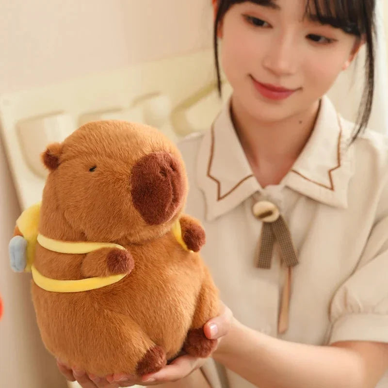 Kawaii Capybara with Backpack Plush Collection
