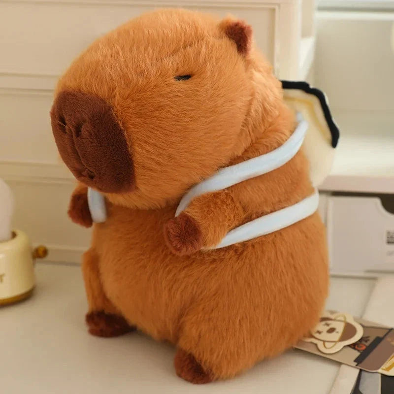 Kawaii Capybara with Backpack Plush Collection