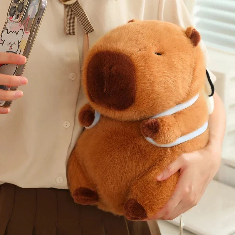 Kawaii Capybara with Backpack Plush Collection