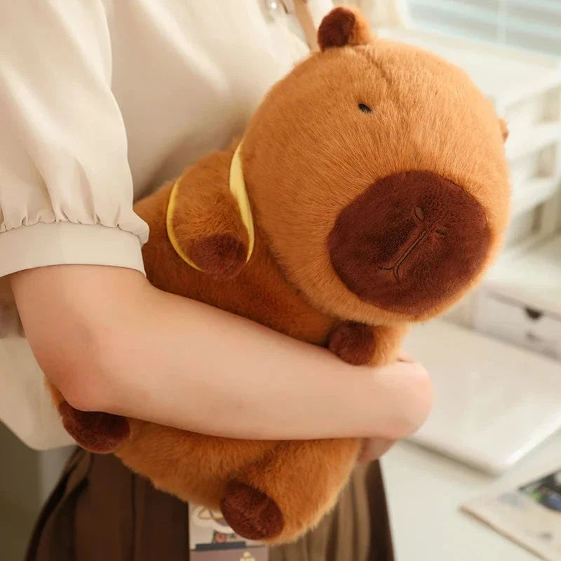 Kawaii Capybara with Backpack Plush Collection