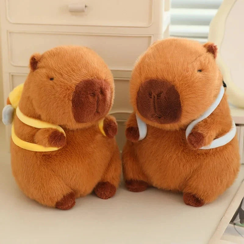 Kawaii Capybara with Backpack Plush Collection