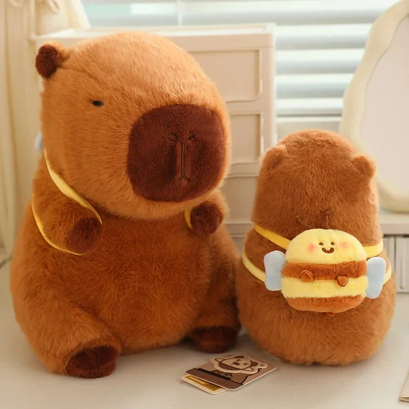 Kawaii Capybara with Backpack Plush Collection