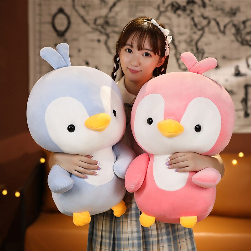Adorable Kawaii Chibi Penguin Plushie Trio