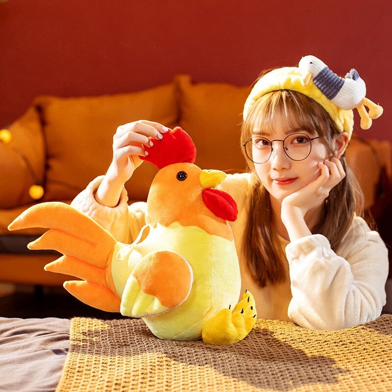 Adorable Chubby Chicken Plushie Family!